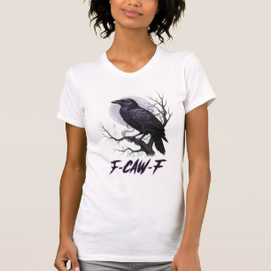 Echoes of the Night: "F-CAW-F" Mystic Raven T-Shir T-Shirt