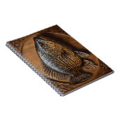Echoes of the River: Murray Cod Wood Print, Notizblock (Rechte Seite)