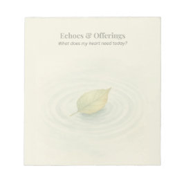 Echoes & Offerings | tägliche Reflektion Notizblock