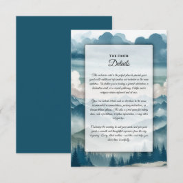 Echoes Through the Misty Pines Begleitkarte