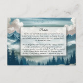 Echoes Through the Misty Pines Begleitkarte (Vorderseite)