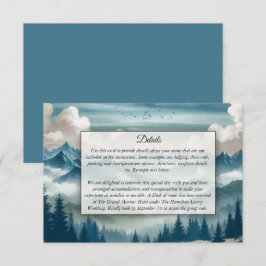 Echoes Through the Misty Pines Begleitkarte