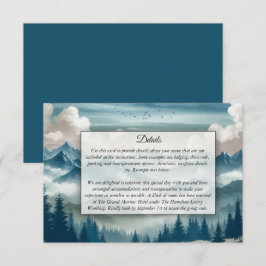 Echoes Through the Misty Pines Begleitkarte