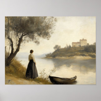 Echoes über den Fluss Poster