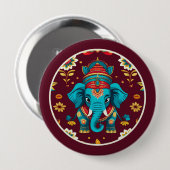 Echoes von Ganesha, Diwali Button (Vorne & Hinten)