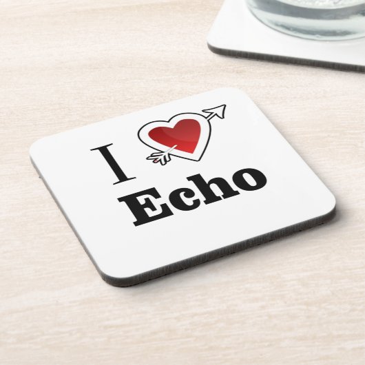 Echoherz der Liebe I Untersetzer (Linke Seite)