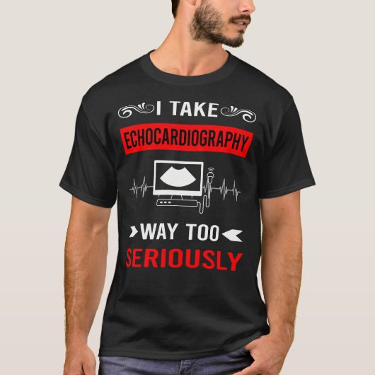 Echokardiographie Echokardiograph Echocardiogramm T-Shirt (Vorderseite)