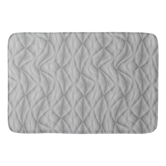 Echokurven - Wavy Geometric Bath Mat Badematte (Vorderseite)