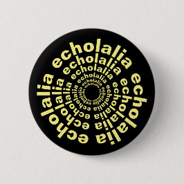 Echolalia Circle Neurodiversity-Stift Text Button