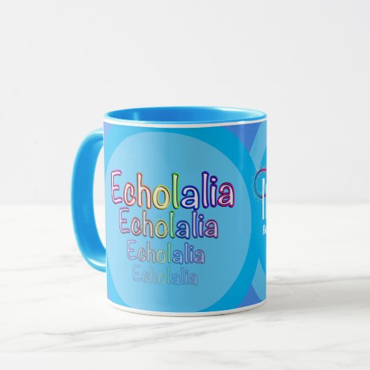 Echolalia NeuroDivergent Rebel Tasse (Vorderseite Links)