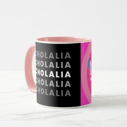 Echolalia Rainbow Infinity Coffee Tasse (Vorderseite Links)