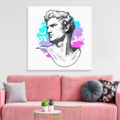 Echos der Antike: griechische Skulptur Leinwanddruck (Insitu (Wohnzimmer))