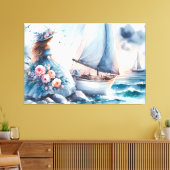Echos der Gezeiten Leinwanddruck (Insitu (Wohnzimmer))