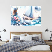 Echos der Gezeiten Leinwanddruck (Insitu (Schlafzimmer))