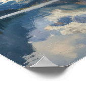 Echos der hohen Alpen: Gletscherhöchstreflexion Poster (Ecke)