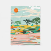 Echos der Sahara Fleecedecke (Vorderseite)