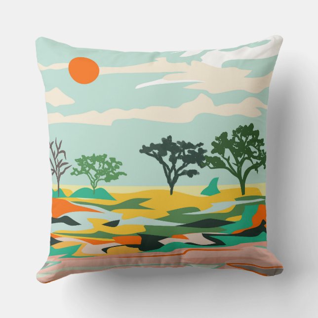 Echos der Sahara Kissen (Rückseite)