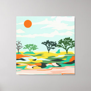 Echos der Sahara Leinwanddruck