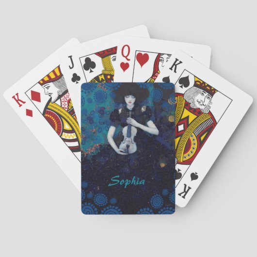 Echos der Stille: Ein Lied der Heilung einer Violi Spielkarten (Rückseite)