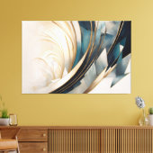 Echos der Unendlichkeit Leinwanddruck (Insitu (Wohnzimmer))