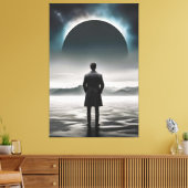 Echos der Unendlichkeit Leinwanddruck (Insitu (Wohnzimmer))