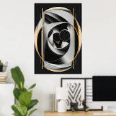 Echos der Unendlichkeit Poster (Heimbüro)