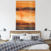 Echos der Wüste Leinwanddruck (Insitu (Schlafzimmer))