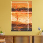 Echos der Wüste Leinwanddruck (Insitu (Wohnzimmer))