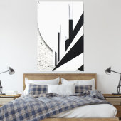 Echos der Zukunft Leinwanddruck (Insitu (Schlafzimmer))