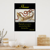 Echos durch die ungezähmte Essenz der Natur Poster (Küche)