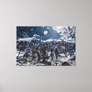 Echos einer vergessenen Maschine Leinwanddruck