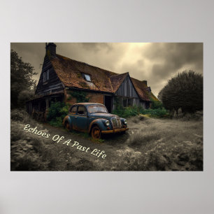 Echos eines Konzepts der räumlichen Begrenzung in  Poster