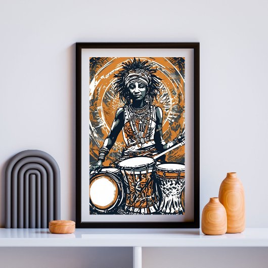 Echos ihres Trostes - Stammesstärke und Rhythmus Poster