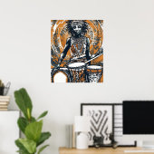 Echos ihres Trostes - Stammesstärke und Rhythmus Poster (Heimbüro)