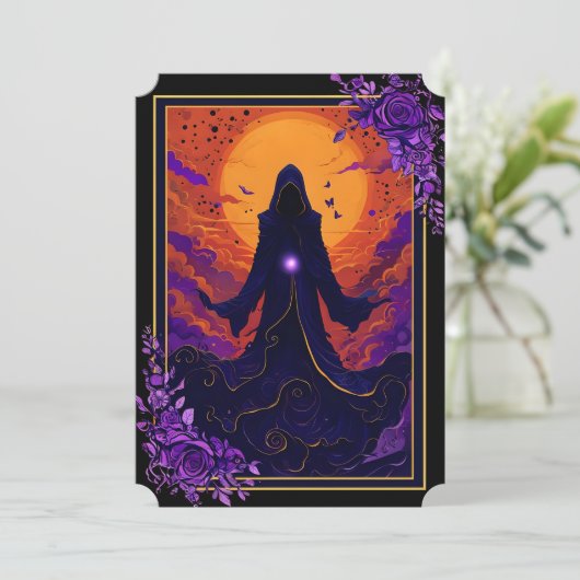 Echos im Rauch Einladung (Stehend Vorderseite)