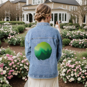 Echos jenseits des Kamms Jeansjacke