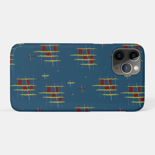 Echos of Geometry Case-Mate iPhone Hülle (Rückseite (Horizontal))