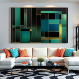 Echos of Geometry Leinwanddruck