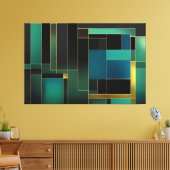 Echos of Geometry Leinwanddruck (Insitu (Wohnzimmer))