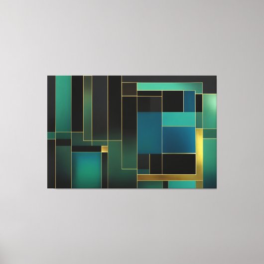 Echos of Geometry Leinwanddruck (Vorderseite)