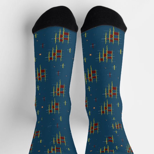 Echos of Geometry Socken (Oben)