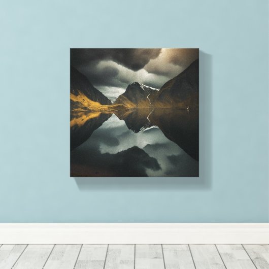 Echos of the Mountains Leinwanddruck (Insitu (Holzboden))