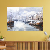 Echos of the Past: Viktorianisches Fischleben Leinwanddruck (Insitu (Wohnzimmer))