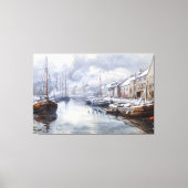 Echos of the Past: Viktorianisches Fischleben Leinwanddruck (Vorderseite)