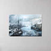 Echos of the Past: Viktorianisches Fischleben Leinwanddruck (Vorderseite)