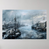 Echos of the Past: Viktorianisches Fischleben Poster (Vorne)