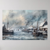 Echos of the Past: Viktorianisches Fischleben Poster (Vorne)