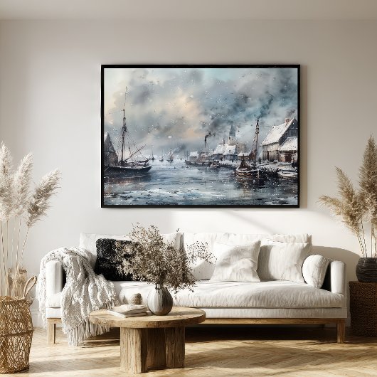 Echos of the Past: Viktorianisches Fischleben Poster