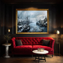 Echos of the Past: Viktorianisches Fischleben Poster