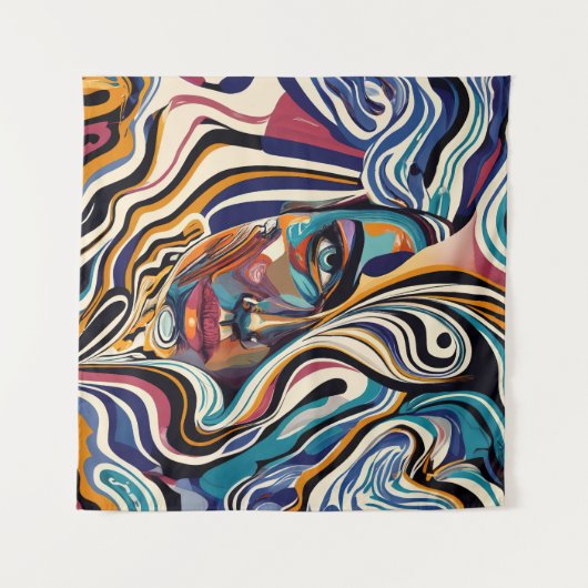 Echos of the Veiled Spectrum - Wandteppich (Vorderseite (Horizontal))